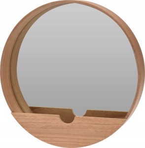 LUSTRO okrągłe z półeczką średnica 46cm